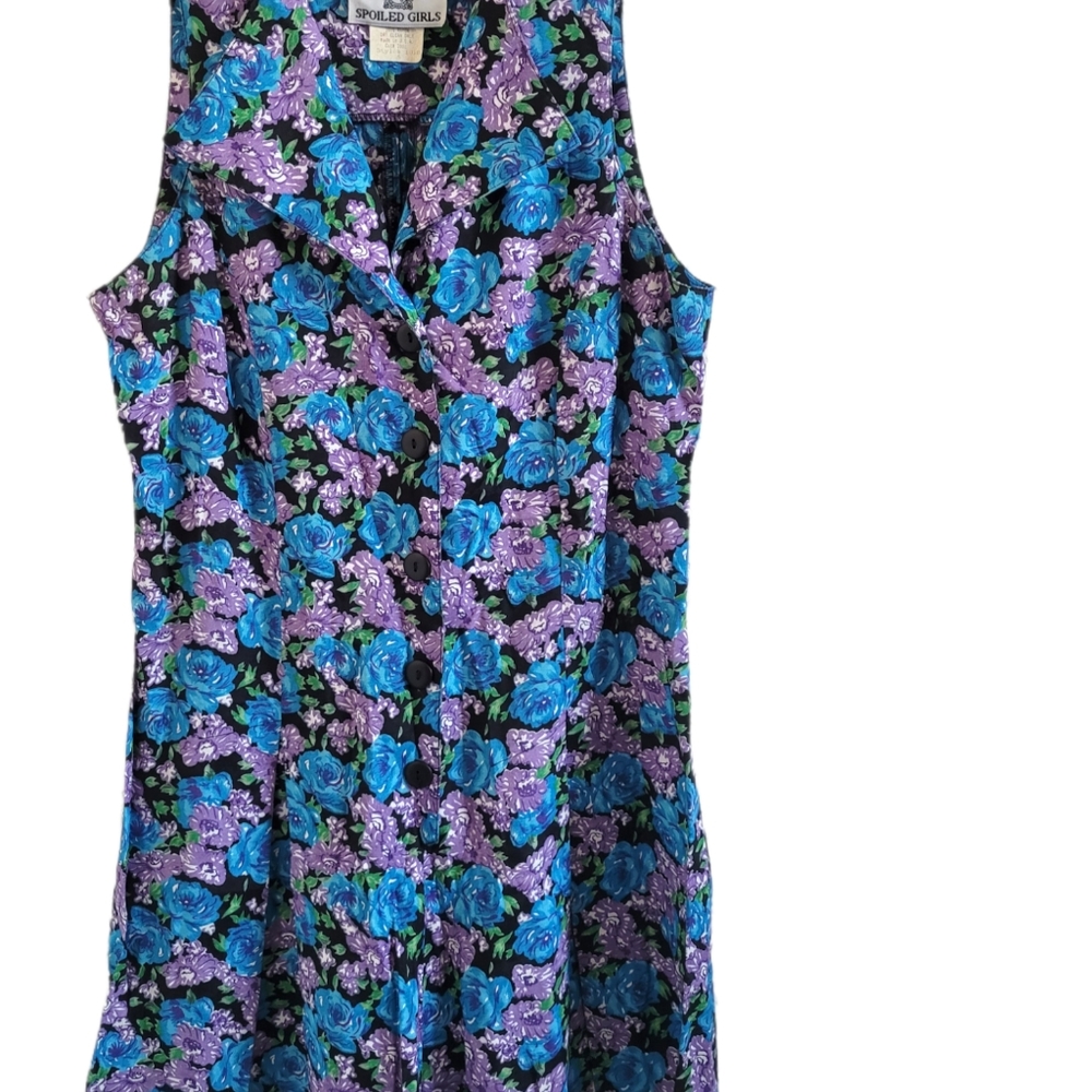 Spoiled Girls Floral Romper Size Small